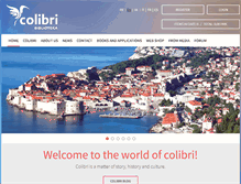 Tablet Screenshot of colibriworld.com